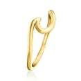 thumbnail image 3 of Pure Collection by Ross-Simons 18kt Gold Over Sterling Wave Ring, Women's, Adult, 3 of 5