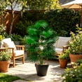 thumbnail image 6 of Artificial Potted Plants with Pot PVC Fake Tropical Plants Realistic Faux Greenery for Home Office Desk Shelf Living Room Kitchen Decor 60cm-80cm, 6 of 6