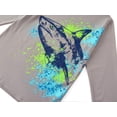 thumbnail image 3 of Beezizac Little & Big Boys 2-Piece Pajamas Gray Shark Cool Long Sleeve Soft Kid PJ Set Size 8, 3 of 7