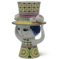 thumbnail image 2 of Bjrn Wiinblad Vase Lady with Hat Green, 2 of 7