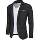 thumbnail image 1 of Mens Casual Linen Blazers One Button Slim Fit Suit Jackets, 1 of 4