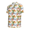 thumbnail image 2 of Balery Gnome and Surfing Printed Men’s Short Sleeve Polo Shirt, Midweight Men's Shirt,Golf Polo shirts -Medium, 2 of 9