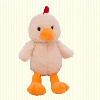 BESTSKY Adorable White Plush Chicken Toy for Kids Playing Stuffed Doll 7 Inches