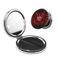 thumbnail image 1 of Yiaed The Binding of Isaac Pattern Travel Makeup Mirror,Pocket Mirror for Women Portable 2 x 1x Magnification Folding Makeup Mirror Cosmetic Mirror for Gift-Round Shape, 1 of 9