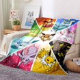 thumbnail image 1 of 3D Pokémon Blanket Plush Flannel Sofa Bed Anime Cover Blanket, 1 of 2