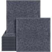 Mlkoz Room Decor, 30x30x0.9cm Sound Insulation Board With Self-adhesive Hook High-density Insulation Board Recording Home Office Sound Absorption Board, Birthday Gifts