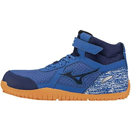 

Mizuno Safety Shoes Almighty SD13H Lightweight Mesh High Cut JSAA For Normal Work (Type A) Men s Blue x Navy x Blue 26.5 cm 3E