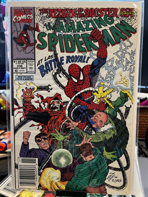 Amazing Spider-Man NM Erik Larsen Art #338