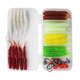 thumbnail image 2 of Gancho De Cabeza Plomada Kit de señuelos de pesca suave de 40 Uds. anzuelo de cabeza de plantilla cebo de cola en T Artificial con caja de aparejos Sywqhk Para Estrenar, 2 of 6
