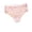 Pink, variant on Women Panties Fashion Women's Lace Solid Stretch Panties High Waist Underpants Panties Briefs Black M