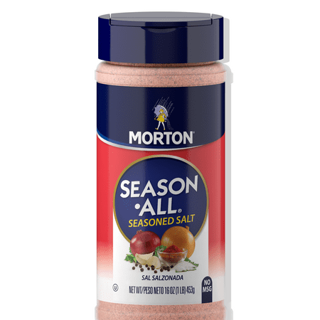 (2 pack) (2 Pack) Morton Season-All Seasoned Salt, 16 Oz