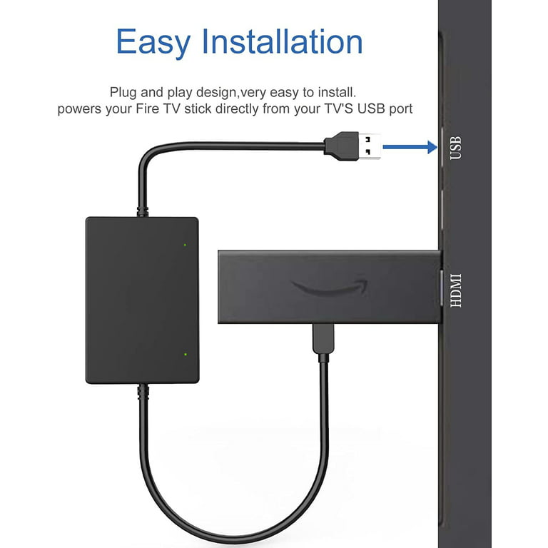 F1TP USB Power Adapter for Fire TV Stick, Fire Stick TV