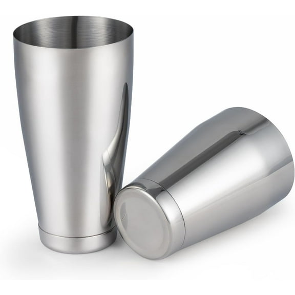 Boston Cocktail Shaker Set, Professional Bar Shaker Set Bartender Kit, Stainless Steel Martini Shaker with Weighted 28oz Unweighted 18oz Drink Mixer Tins Bartending Tools for Bartender