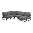 thumbnail image 5 of WestinTrends Montara 7-Piece Outdoor Modular L-Shaped Corner Patio Sectional Sofa Set, Gray/Gray, 5 of 15