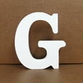 thumbnail image 3 of Wooden English Alphanumeric Ornaments Wooden Crafts DIY Letter Creativity 3.2 Inch Wooden Letter Wall Decoration Ornament Set Sister Ornament Ornament Elegant Ornament Fancy Ornament Snowflake, 3 of 3