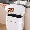 thumbnail image 4 of SDFGTstore Modern Press Top Plastic Trash Receptacle Effortlessly Waste Bin Waste Management for Family and Office Environment, 4 of 11