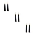 thumbnail image 4 of Qarigey Pendientes de borla Estilo simple Étnico Cuerda larga Joyería exagerada Oído Cuelga Fringe Día de San Valentín Regalo Pasarela Pendiente Type1 NO1 Qarigey CBP455458, 4 of 6