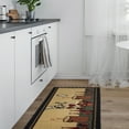 thumbnail image 4 of Ottomanson Machine Washable Non-Slip Rubberback Chef 2x5 Kitchen Runner Rug, 20" x 59", Beige, 4 of 7