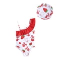 thumbnail image 1 of Toddler Girls One Piece Swimsuit Bathing Suit Beach Swimwear Summer Clothes, 1 of 4