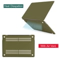 thumbnail image 4 of Mosiso Hard Shell Case For MacBook Pro 16 inch 2019 Release A2141 with Touch Bar & Touch ID, Ultra Slim Hard Case Protective Cover for New MacBook Pro 16", Capulet Olive, 4 of 6