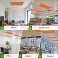 thumbnail image 6 of Orange Magnetic Fluorescent Light Covers for Ceiling Lights 2 x 4 Feet, Pure Orange Office Classroom Kitchen Drop Ceiling Light Covers Lighting Filters Shade Panel 4 Packs, 6 of 9