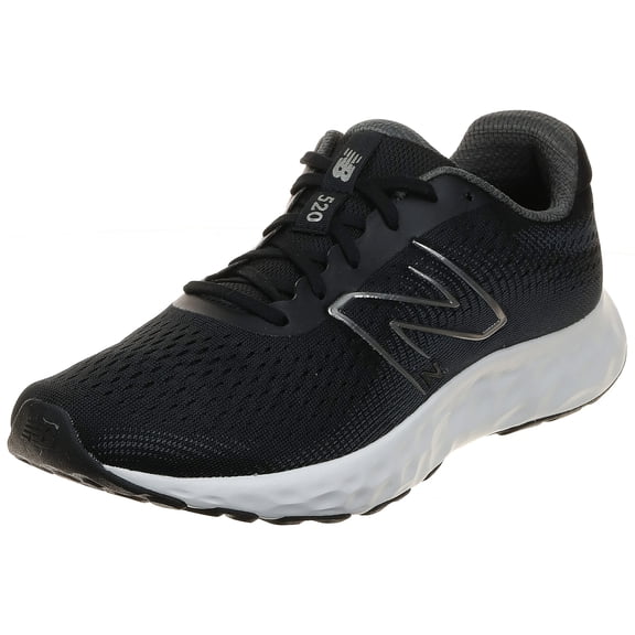 New Balance Men's 520 V8 Running Shoe, Black/White, 11.5