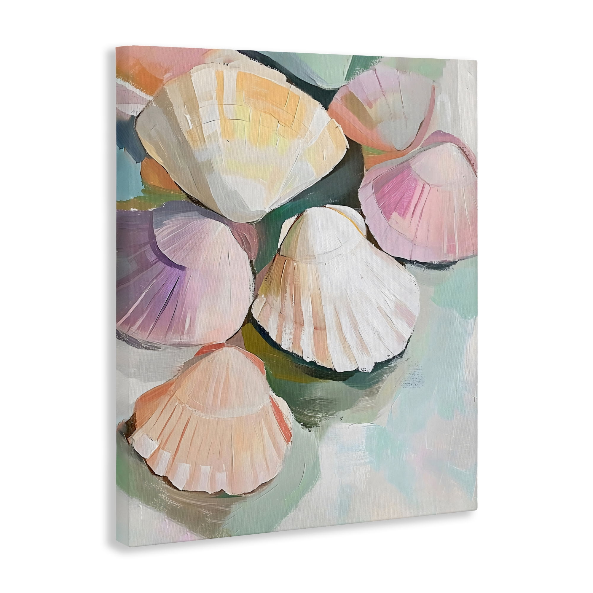Stupell Industries Pink Seashells Marine Collection Canvas Wall Art, design by The Prints Vibe