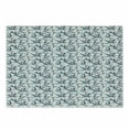 thumbnail image 1 of Floral Cutting Board, Tropical Graphic Design of Palm Leaves, Decorative Tempered Glass Cutting and Serving Board, in 3 Sizes, by Ambesonne, 1 of 2