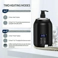 thumbnail image 3 of portable massage oil warmer electric digital heater with two bottles, 3 of 5