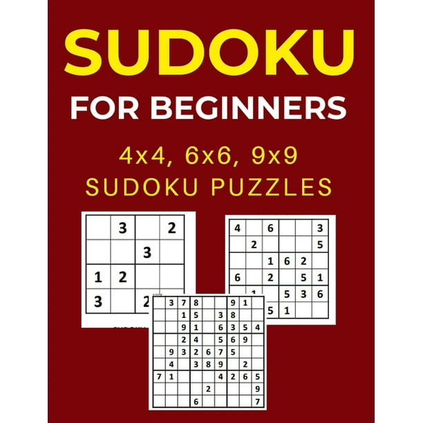 for Beginners : 4x4, and 9x9 Sudoku Puzzles: Easy Sudoku Book for Beginners with Solution (Paperback) -