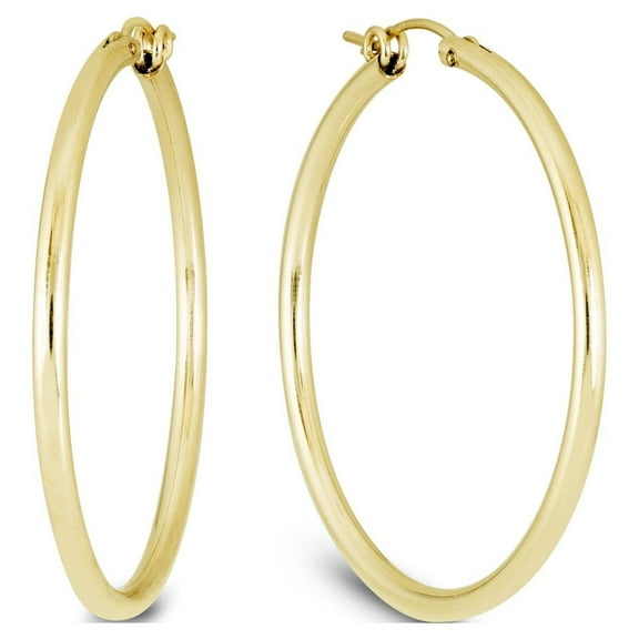14K Yellow Gold Filled Hoop Earrings (41mm)