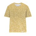 thumbnail image 4 of Fiudx Tops para Mujer Camiseta Informal de Manga Corta con Cuello Redondo y Estampado a La Moda para Mujer, 4 of 4