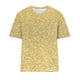 thumbnail image 4 of Fiudx Ofertas Flash Del Día Solo En Línea Camiseta Informal de Manga Corta con Cuello Redondo y Estampado a La Moda para Mujer, 4 of 4