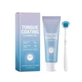thumbnail image 2 of Tongue Cleaning Gel and Scraper Kit, Complete Oral Hygiene Set for Fresh Breath, Mint Formula with Gentle Brush, 50g, 2 of 9