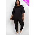 thumbnail image 7 of Plus Size Oversize shirt  Leggings Set, 7 of 7