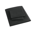 thumbnail image 3 of Cannon Percale 200 Thread Count Solid 100% Cotton 3-Piece Full/Queen Duvet Set in Black, Cotton , Adult, All Season, OEKO-TEX Certified, 3 of 7