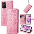 thumbnail image 2 of Funda Cartera FOXDOCK para XIAOMI Redmi Note 12S , Flip PU con Relieve de Gatos y Perros, Tarjetero y Soporte, 2 of 6