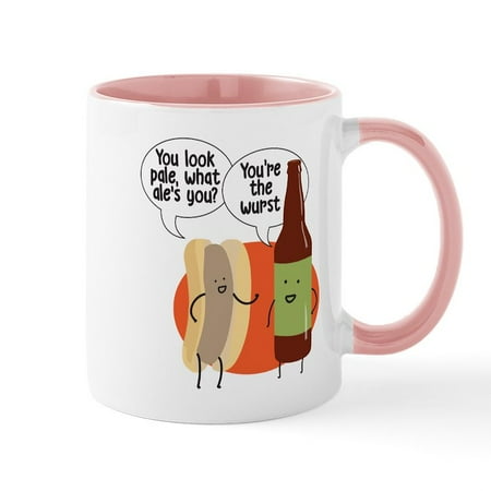 

CafePress - Ale Bratwurst Mug - 11 oz Ceramic Mug - Novelty Coffee Tea Cup