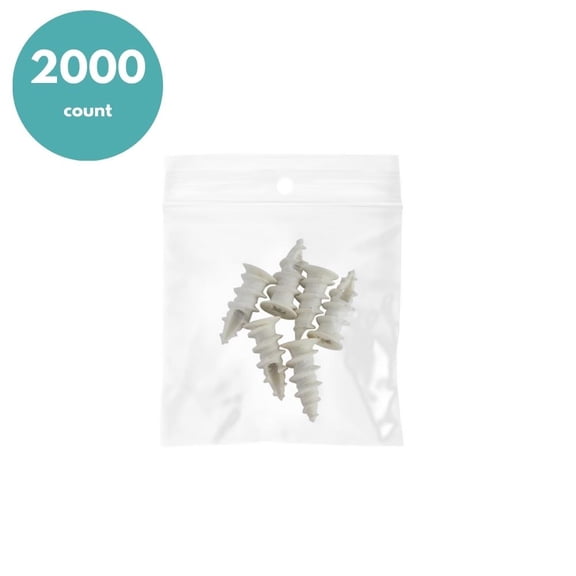 Clear Plastic Reclosable Hanghole Storage Bag Choose: Mil, Size & Pack