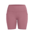 thumbnail image 5 of xfsWaSs Biker Shorts with Pockets Women Soft High Waist Workout Yoga Shorts Comfort Athletic Shorts for Running Gym Tennis Plus Size, 5 of 5