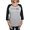 Heather/Black, variant on - Kappa Alpha Order Forever KA Long Sleeve T Shirt - Womens Baseball Tee