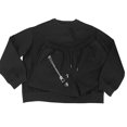 thumbnail image 4 of MAIHAN Linen Shorts Outfits Women 2 Piece Set Long Sleeve Shirt and Ruffle Shorts Women 2 Piece Outfits Sets Casual Casual Shorts Suits for Women 2026 Two Piece Outfit, 4 of 5