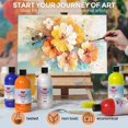 thumbnail image 4 of Set de pintura acrílica Smallbudi, 15 colores, 500 ml, no tóxico, con Acc, 4 of 7