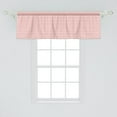 thumbnail image 2 of Ambesonne Abstract Geometry Window Valance, Circles Floral, 54" X 18", White Pastel Pink Blush, 2 of 3