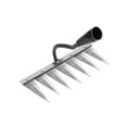 thumbnail image 1 of Mistaha Professional High Carbon Steel Hoe Rake for Soil Turning and Weeding - Industrial Grade Gardening Tool with 7 Tines, Durable and Multi-functional - Handle Not Included, 1 of 5