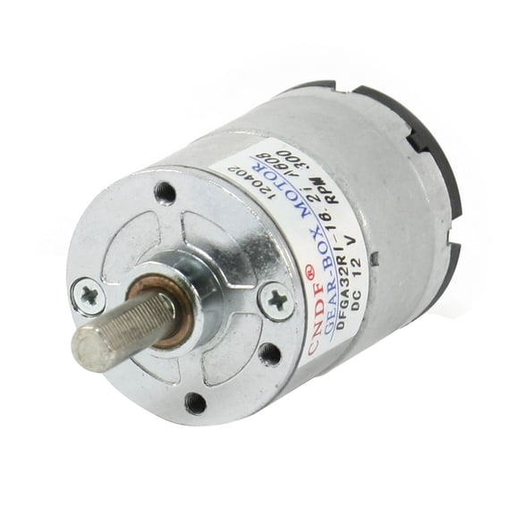 DFGA32RI-16.2i 300RPM Speed DC 12V Rated Voltage Speed Reduce Geared Motor