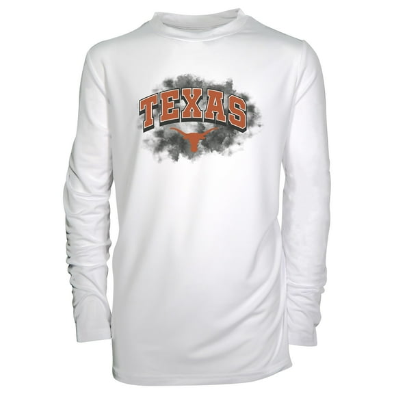 Youth Garb White Texas Longhorns Jessie Long Sleeve Sunshirt