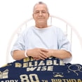 thumbnail image 3 of 80th Birthday Gifts for Men, 80th Birthday Gifts for Him, 80 Year Old Birthday Gifts for Men, 80th Blanket 80th Birthday Decorations for Men, Gift for 80th Birthday Men, Navy Blue Blanket(40"x50"), 3 of 7