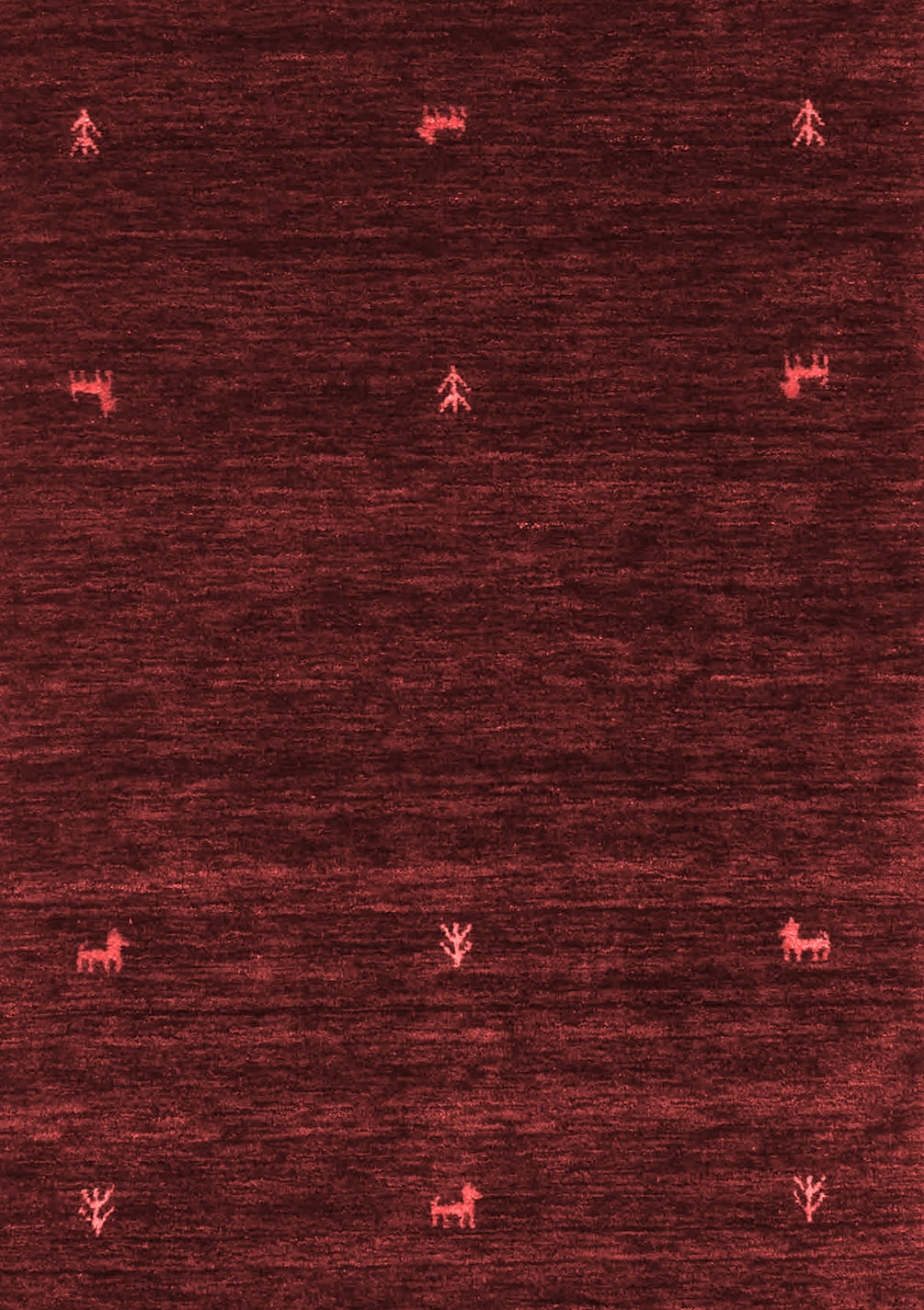 Ahgly Company Indoor Rectangle Abstract Red Contemporary Area Rugs, 5 ...