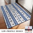 thumbnail image 3 of Blue Chicken Stripe Pattern Door Rugs,Washable Non Slip Door Mats Indoor,Decorative Door Mats,Entry Mat Indoor for Entrance,Bedroom,Kitchen,Bathroom,20"x32", 3 of 6